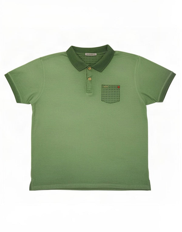 BACI & ABBRACCI Polo Hombre 3XL Algodón Verde