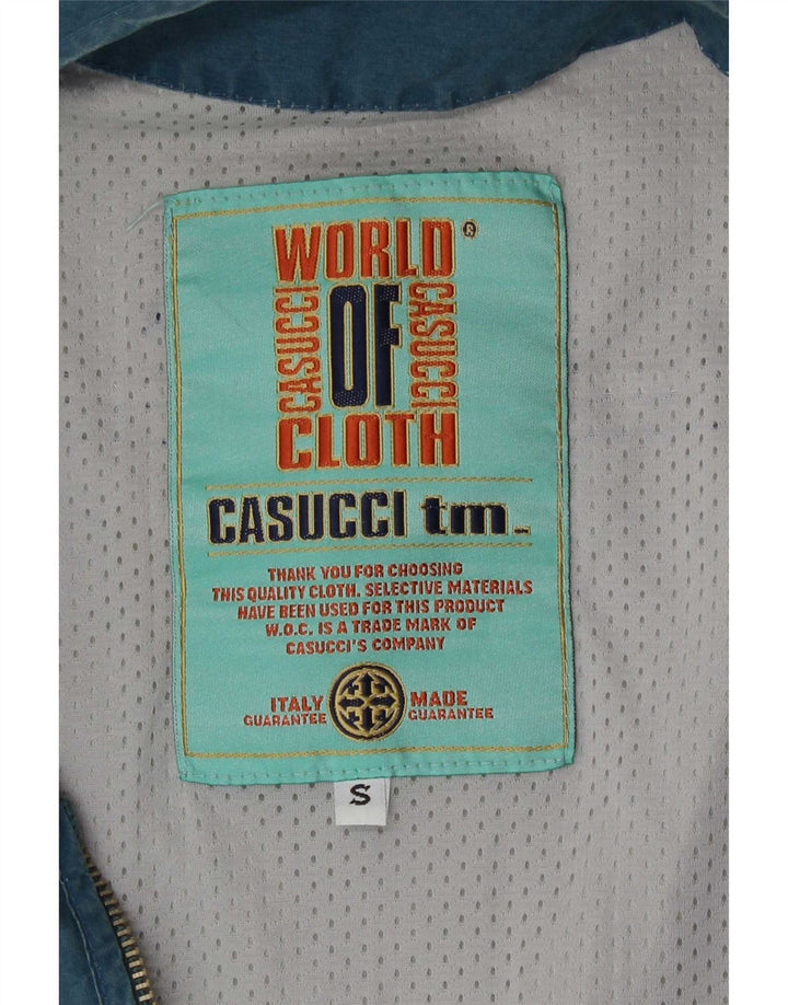 Casucci Mens Utility Gilet UK 36 Pequeño Algodón Azul