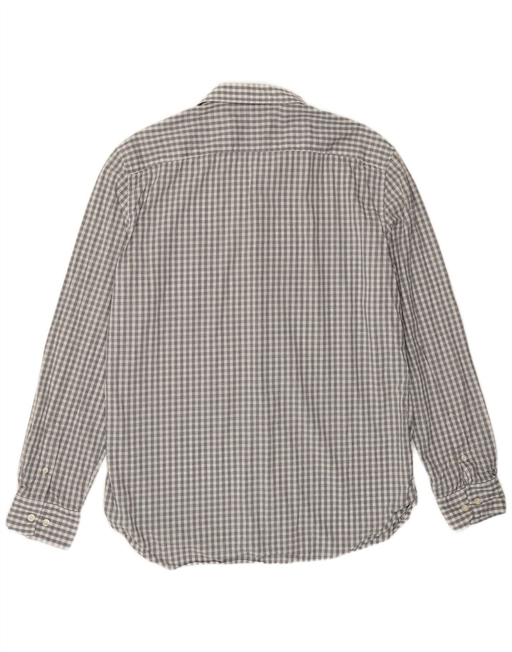 Camisa para hombre French Connection de algodón a cuadros gris grande