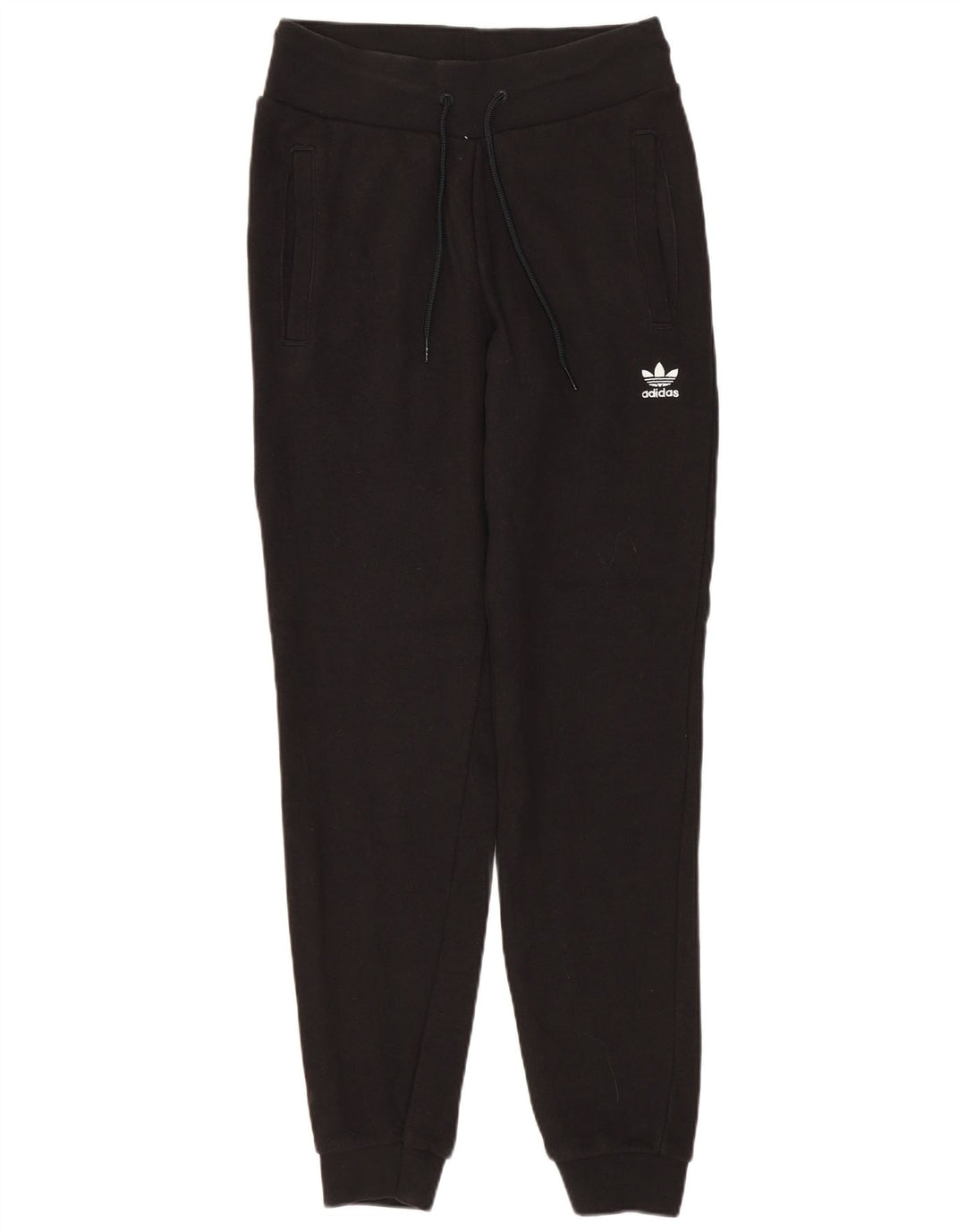 ADIDAS Pantalones de chándal para mujer Joggers UK 6 XS Algodón negro