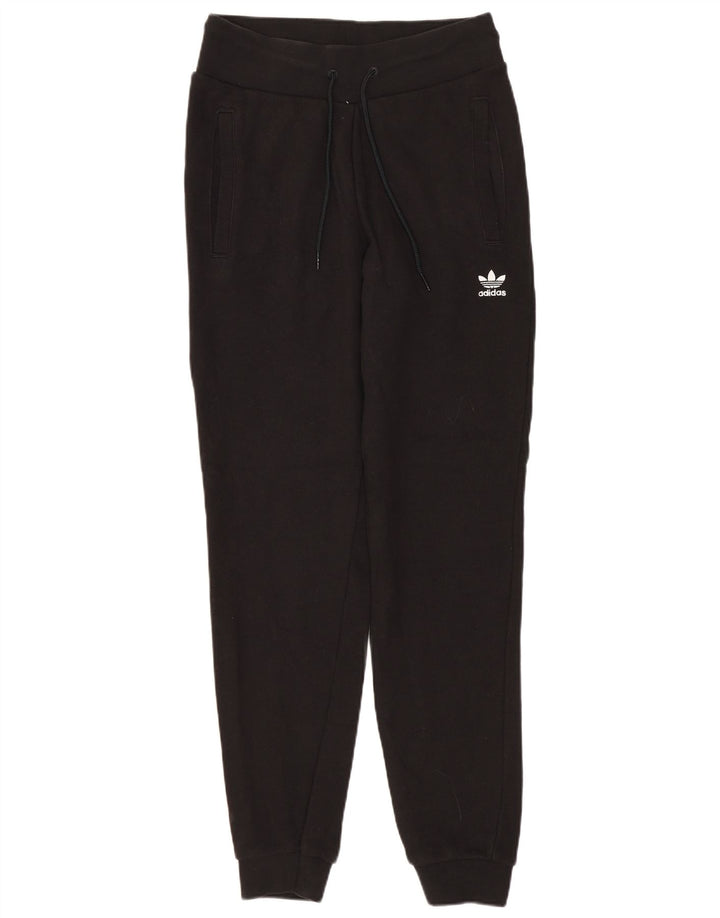 ADIDAS Pantalones de chándal para mujer Joggers UK 6 XS Algodón negro