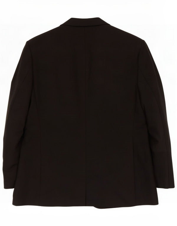 Marks & Spencer Chaqueta tipo blazer de 2 botones para hombre UK 38 Mediano Poliéster negro