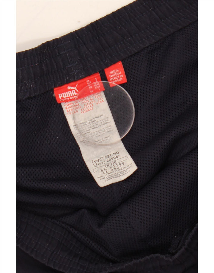 Puma Pantalones De Chándal Gráficos Para Hombre Poliéster Azul Marino Grande