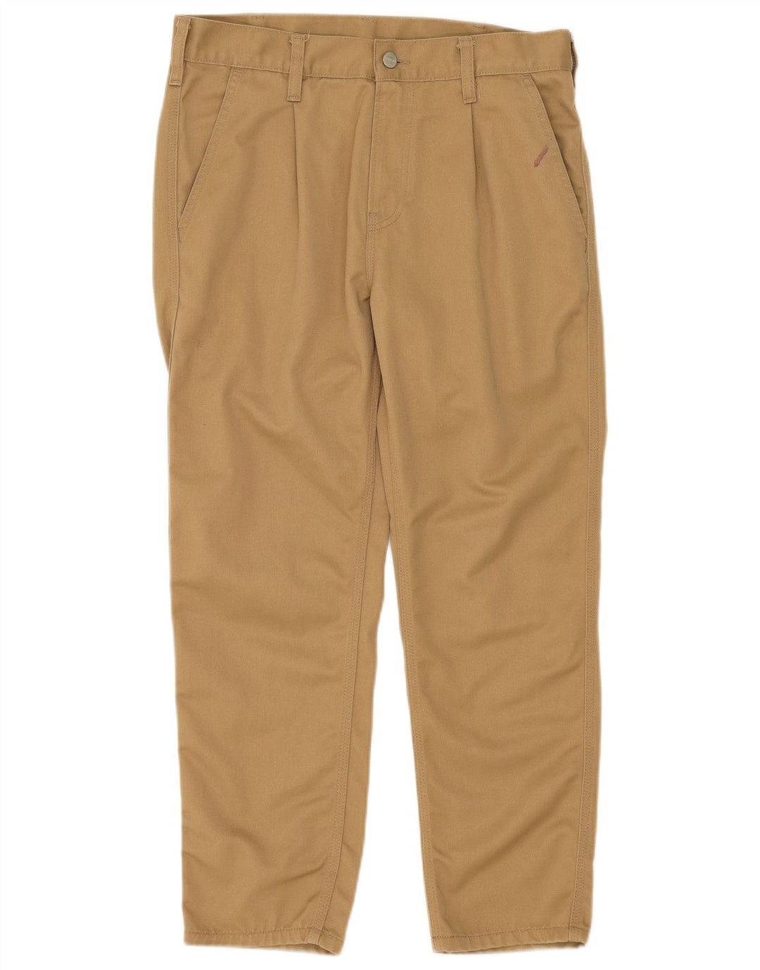 Carhartt Pantalón chino con pinzas para hombre W30 L27 Poliéster beige