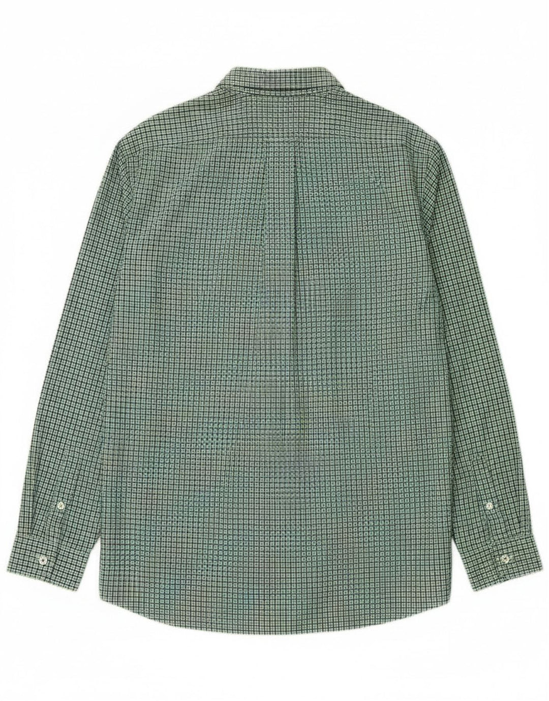 Camisa Gap Slim Fit XL De Algodón A Cuadros Verdes