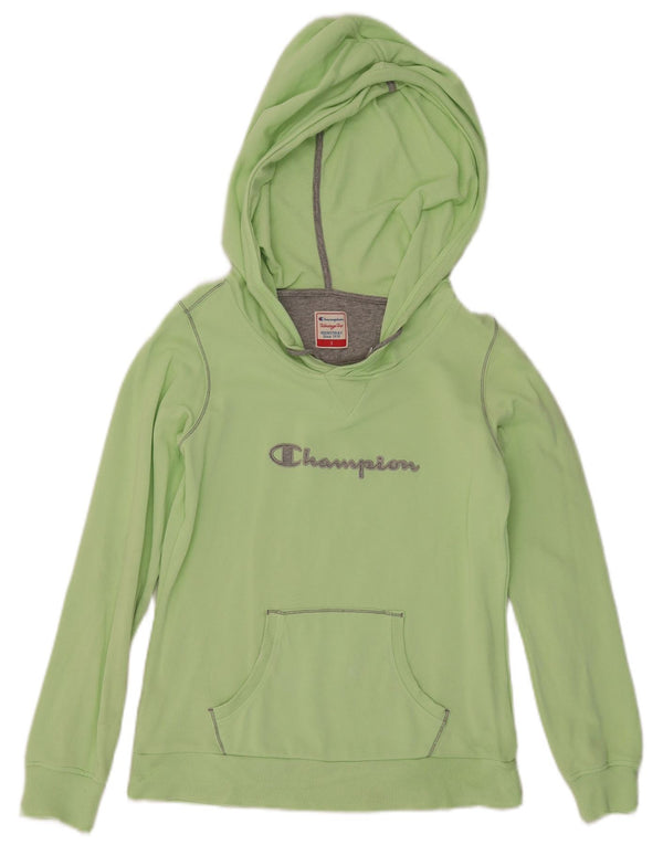 Champion Heritage Fit Graphic Sudadera con Capucha para Mujer UK 10 Small Verde