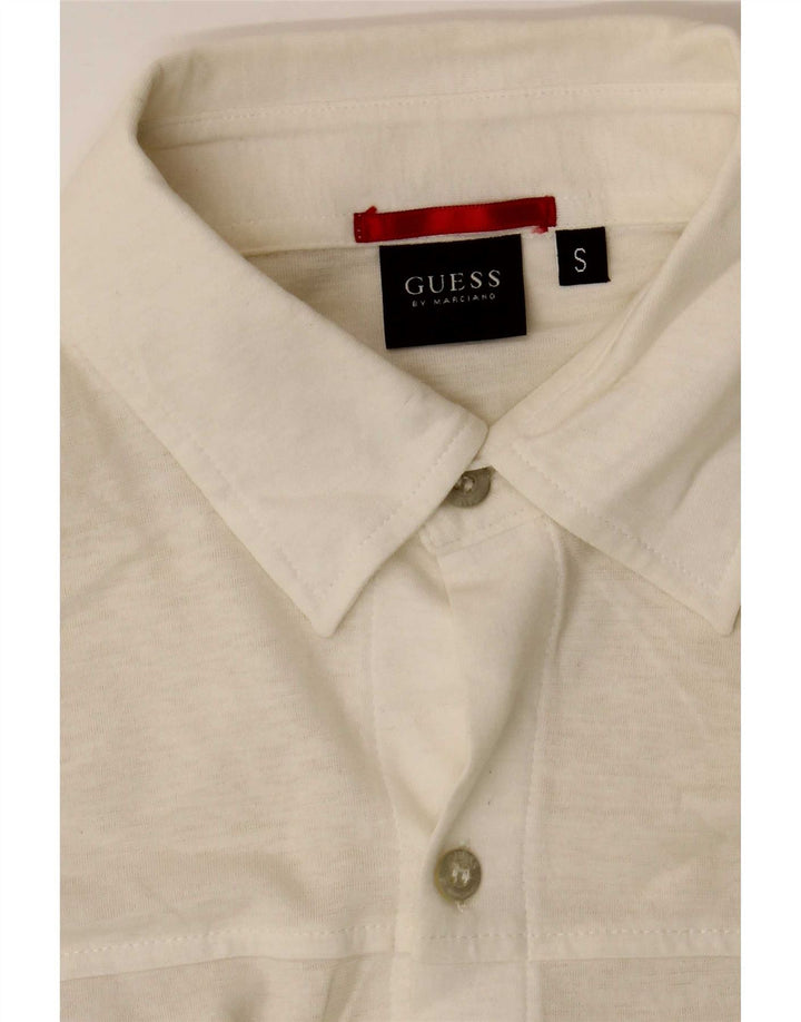 Guess Camisa Mujer UK 10 Small Blanco