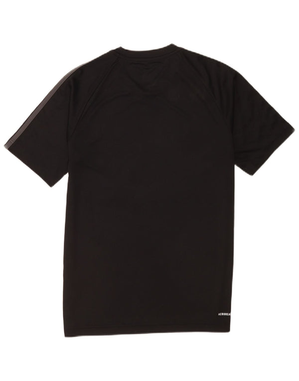 Adidas Hombre Aeroready Camiseta Top Pequeño Poliéster Negro