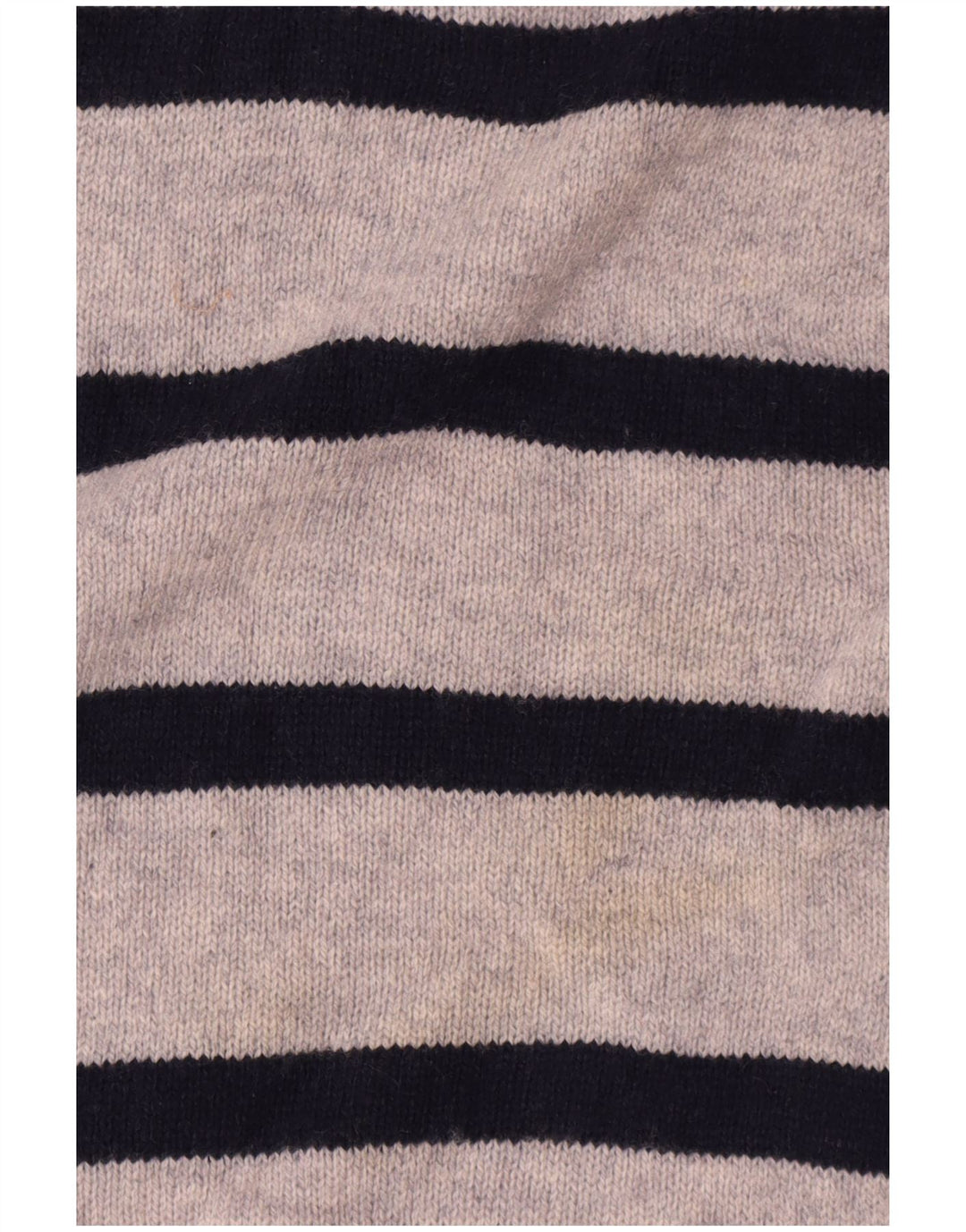 Marks & Spencer Suéter de Cuello Redondo para Mujer UK 46 Grande Gris Rayas