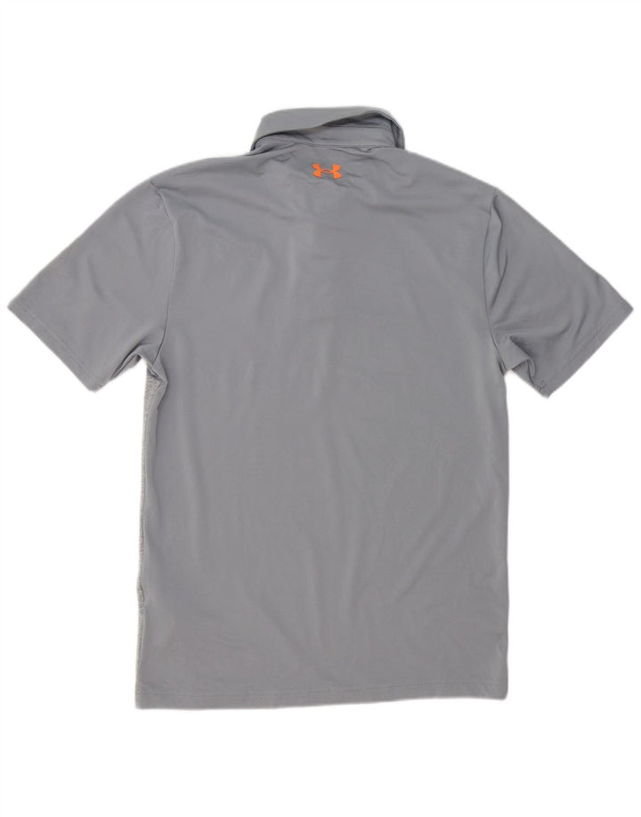 Polo Under Armour Hombre Pequeño Poliéster Color Block Gris