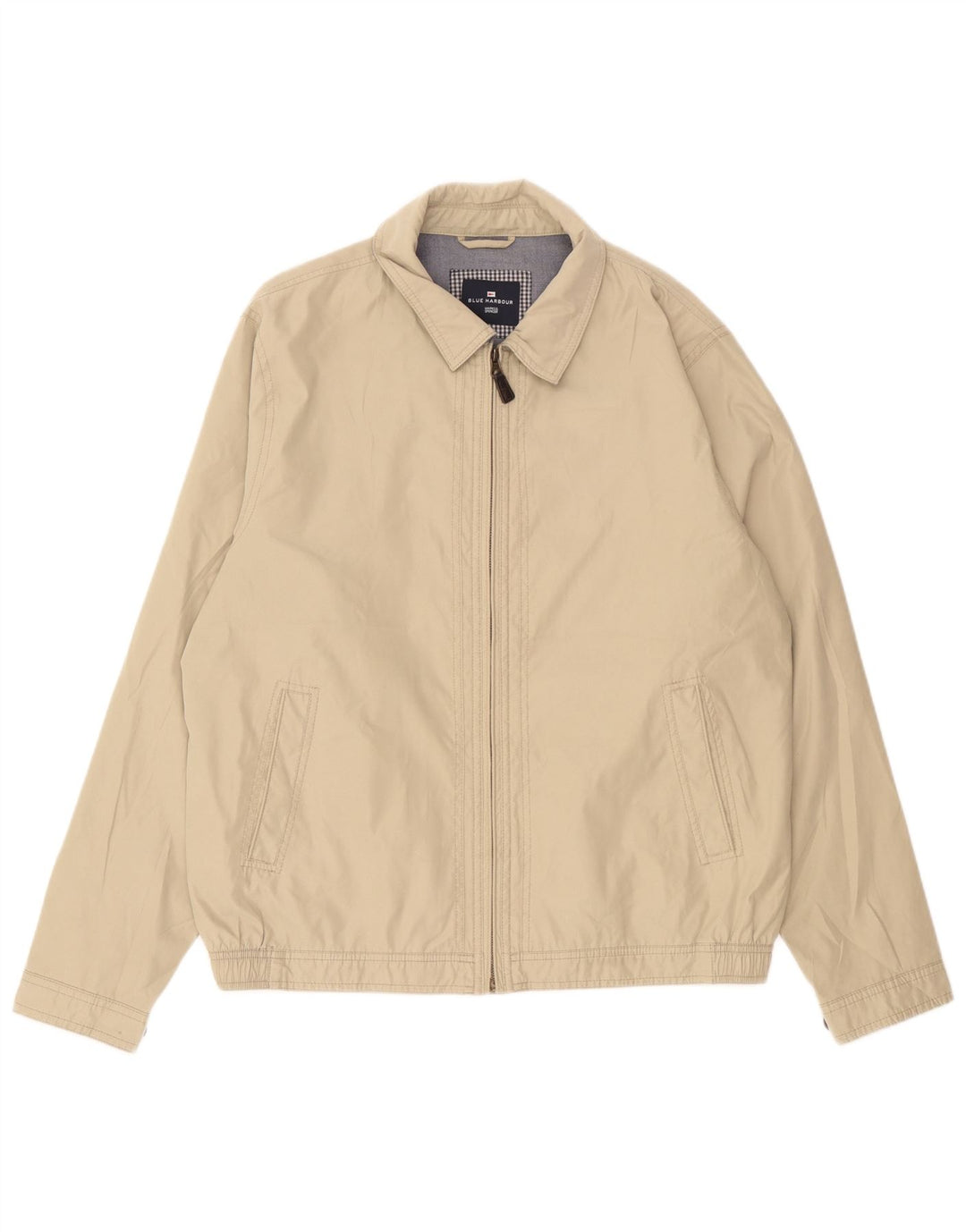 Marks & Spencer Chaqueta Bomber para Hombre UK 40 Grande Poliéster Beige