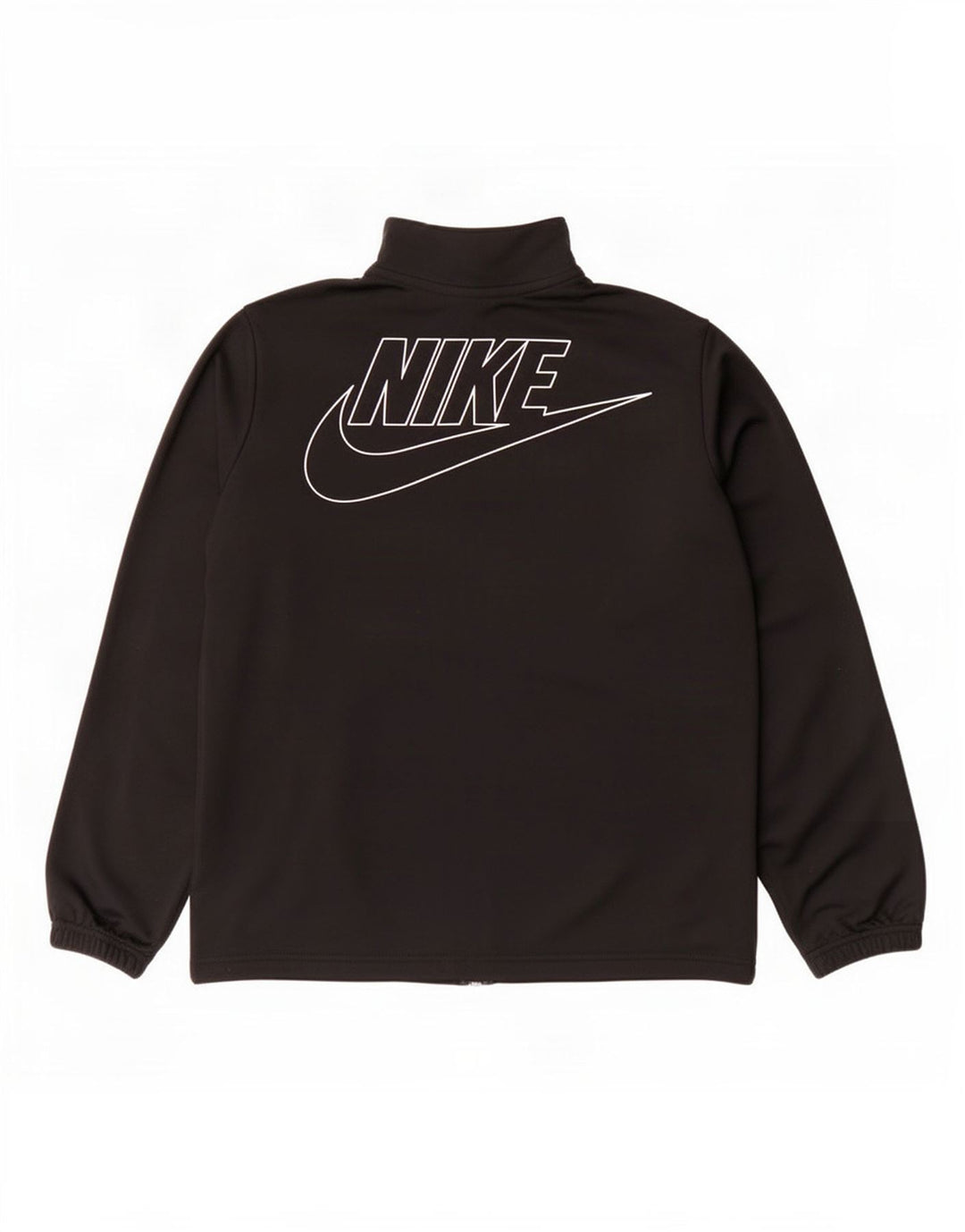 Nike Boys Graphic Chándal Top Chaqueta 12-13 años XL Negro Poliéster