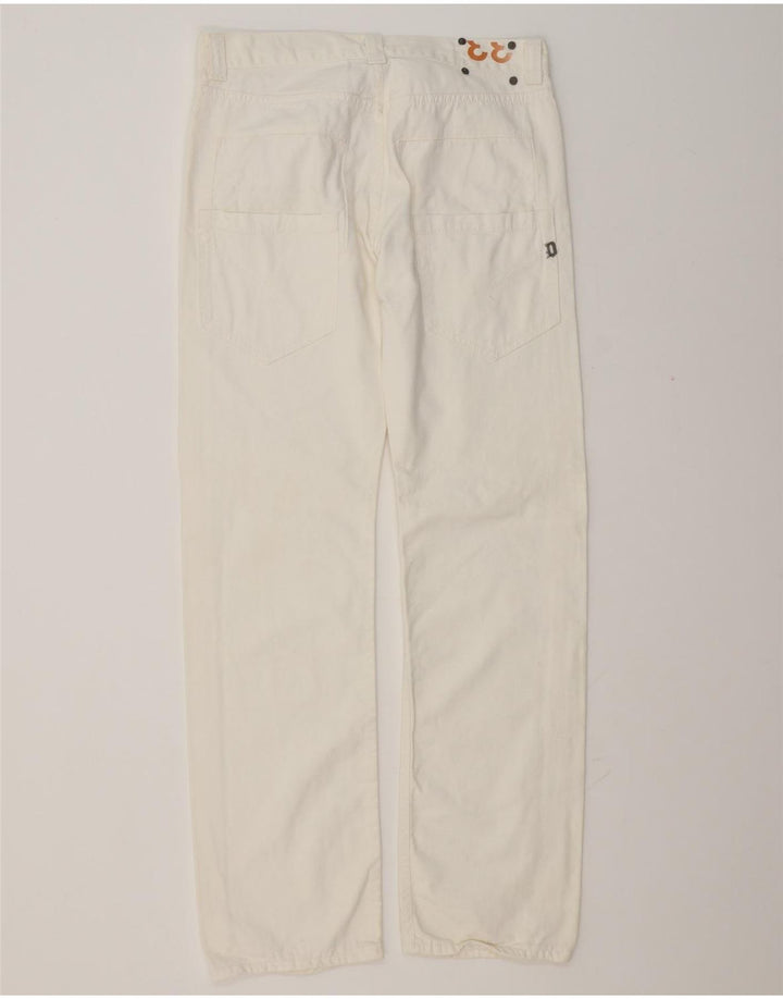 Dondup Vaqueros rectos Stan Dart para hombre W33 L32 Algodón blanco
