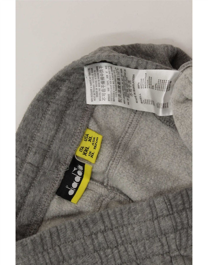 Diadora Pantalón Chándal Hombre XL Gris Algodón