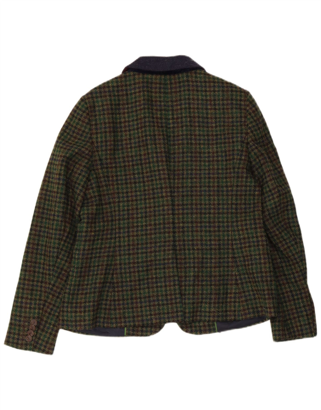 Hobbs Chaqueta tipo blazer con 1 botón para mujer Reino Unido 40 Grande Lana de pata de gallo verde