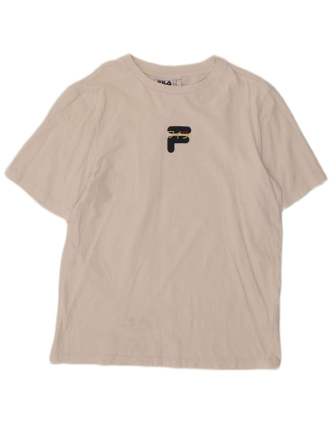 Camiseta Fila Hombre Top Medium Blanco Algodón