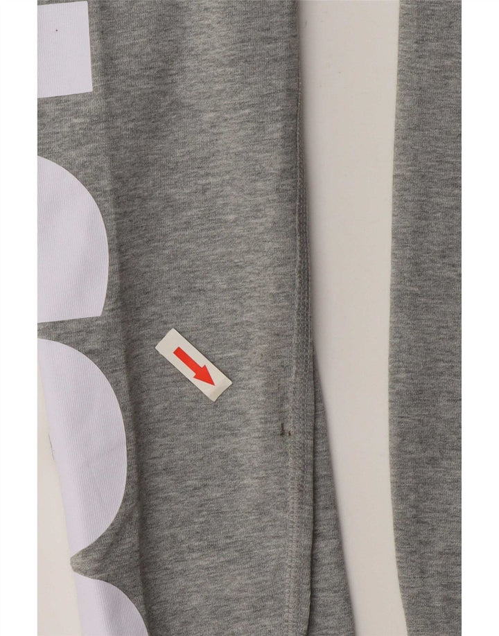Nike Leggings gráficos para mujer UK 10 Small Gris Algodón