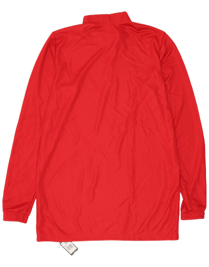 Adidas Hombre Aeroready Zip Neck Jersey Chándal Top XL Poliéster Rojo