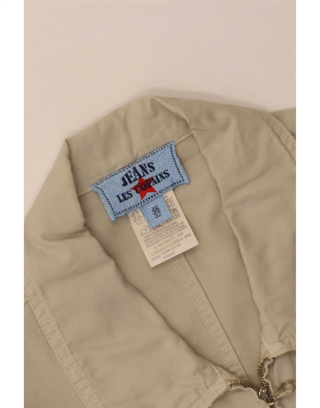 Chaqueta utilitaria para mujer Les Copains IT 46 Large Algodón beige