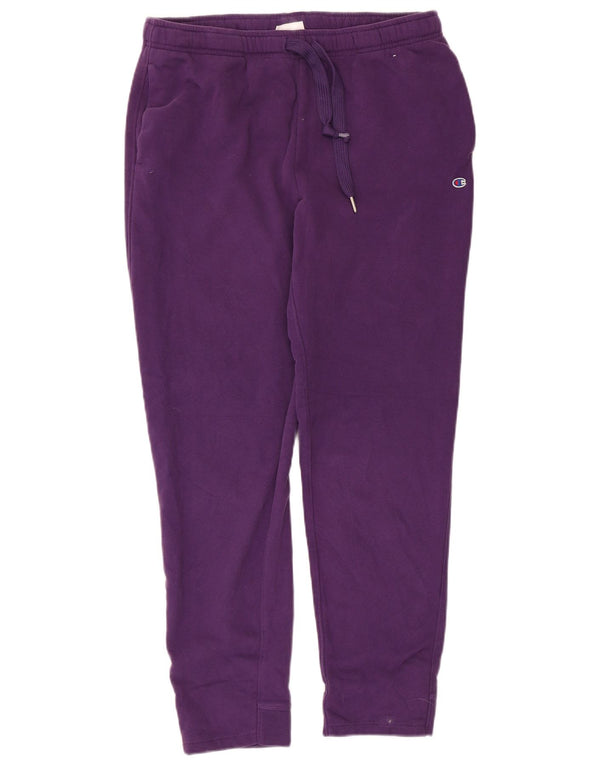 Champion Pantalones de Chándal para Mujer Joggers UK 44 Mediano Púrpura Algodón