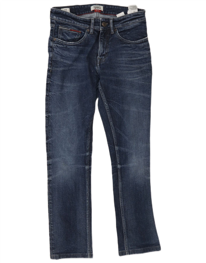 Tommy Hilfiger Vaqueros Slim para Hombre W30 L32 Algodón Azul