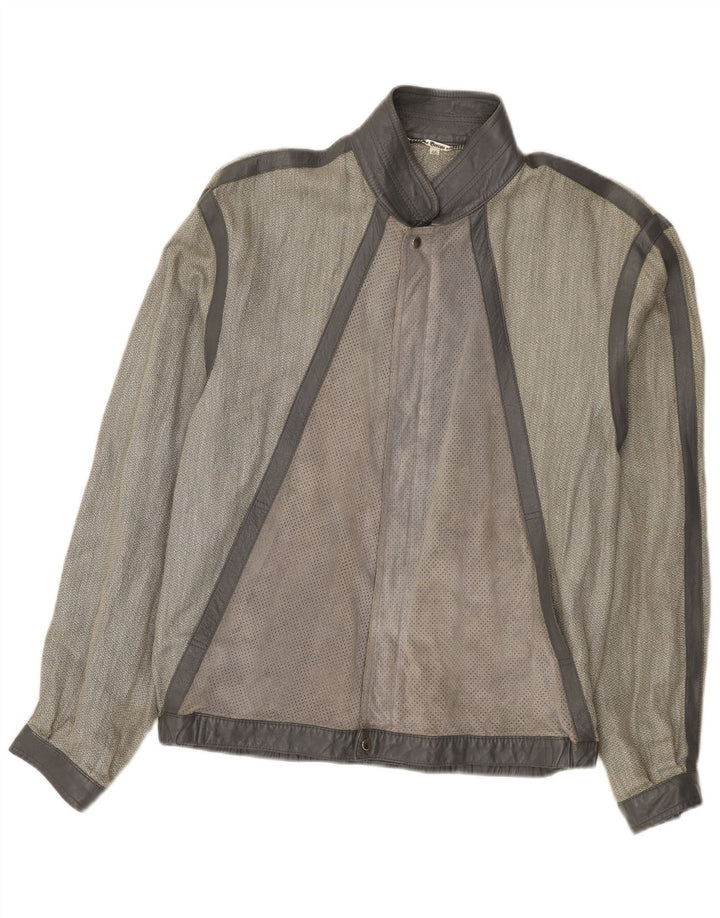 Chaqueta bomber para hombre Breco's IT 46 Small Grey