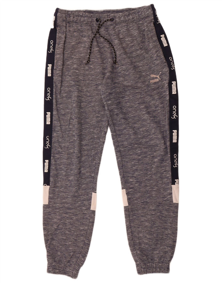 Puma Pantalones De Chándal Gráficos Para Hombre Joggers Medium Azul Marino Moteado