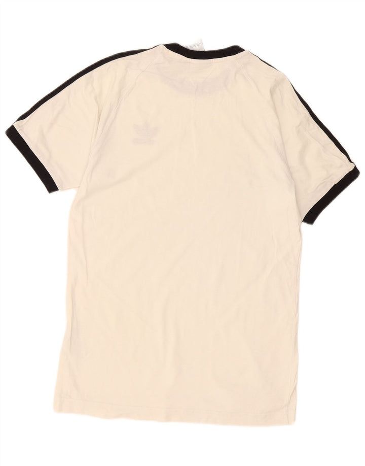 Adidas Hombre Camiseta Top Small Blanco Algodón
