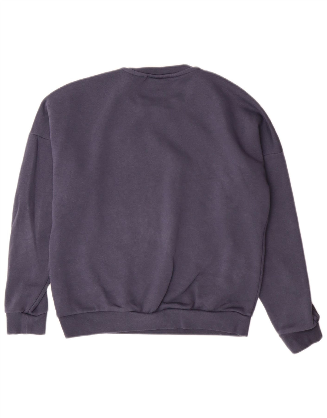 ADIDAS Sudadera gráfica para mujer Jumper UK 12 Medium Azul marino Algodón