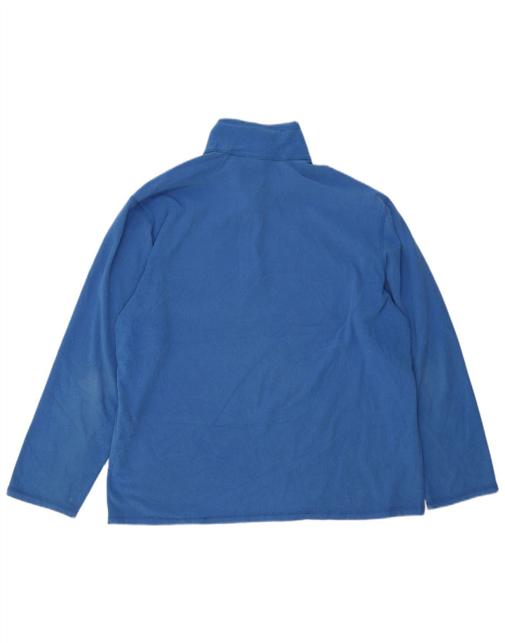 THE NORTH FACE Jersey polar con cuello y cremallera para hombre XL Poliéster azul