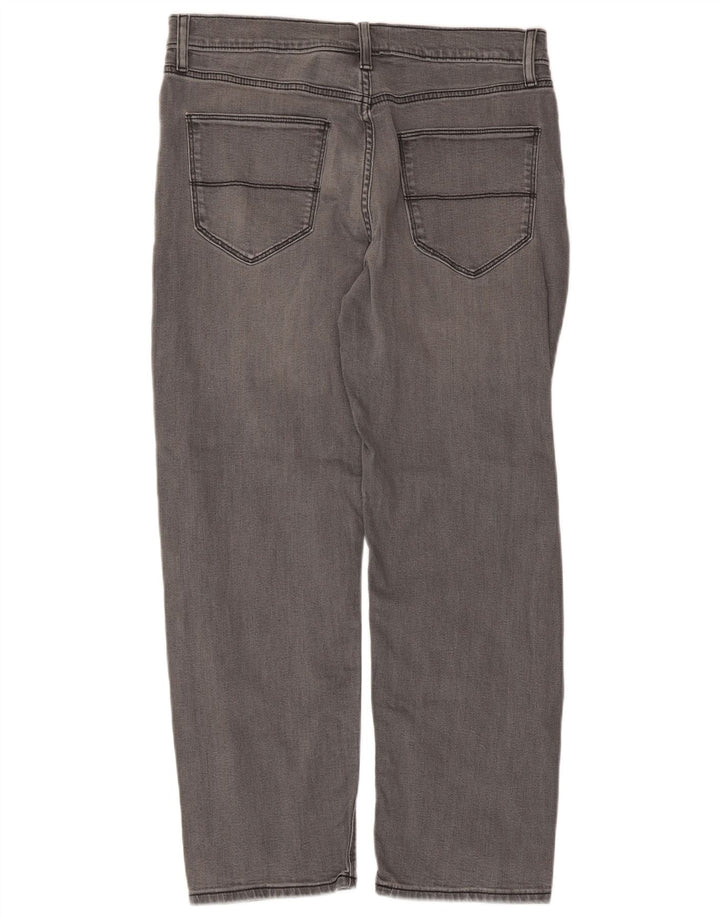 Marks & Spencer Vaqueros rectos para hombre W32 L29 Algodón gris