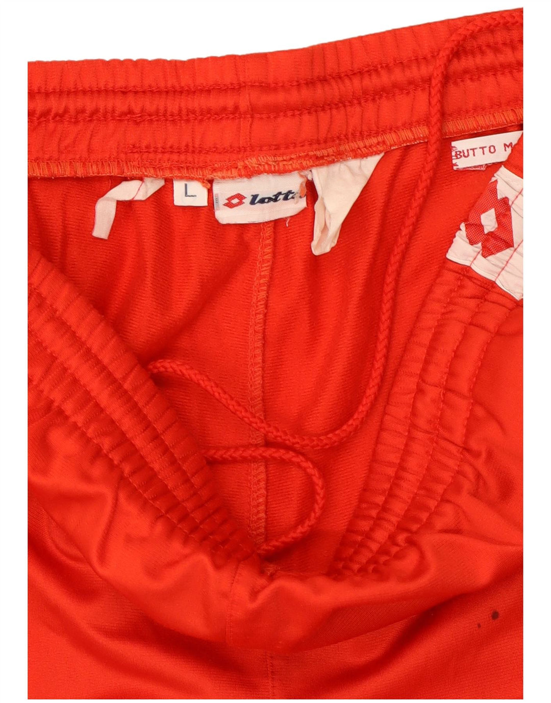 Lotto Hombre Pantalones De Chándal Con Gráfico Grande Rojo Colorblock