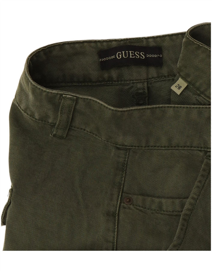 Pantalones Guess Mujer Joggers Cargo W28 L29 Verde