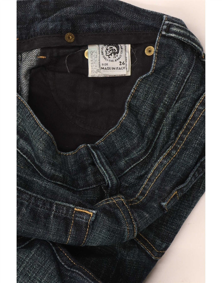 Vaqueros Bootcut Mujer Diesel W26 L31 Algodón Azul Marino