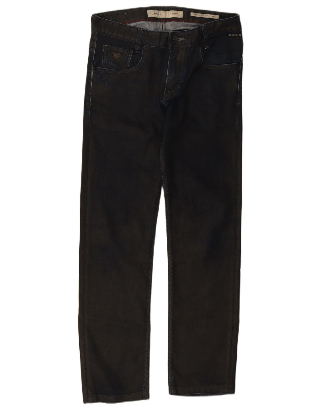 Vaqueros Guess Mujer Slim Tapered W30 L29 Azul Marino