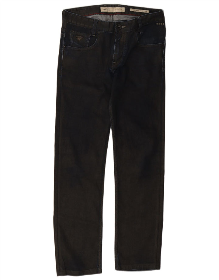 Vaqueros Guess Mujer Slim Tapered W30 L29 Azul Marino