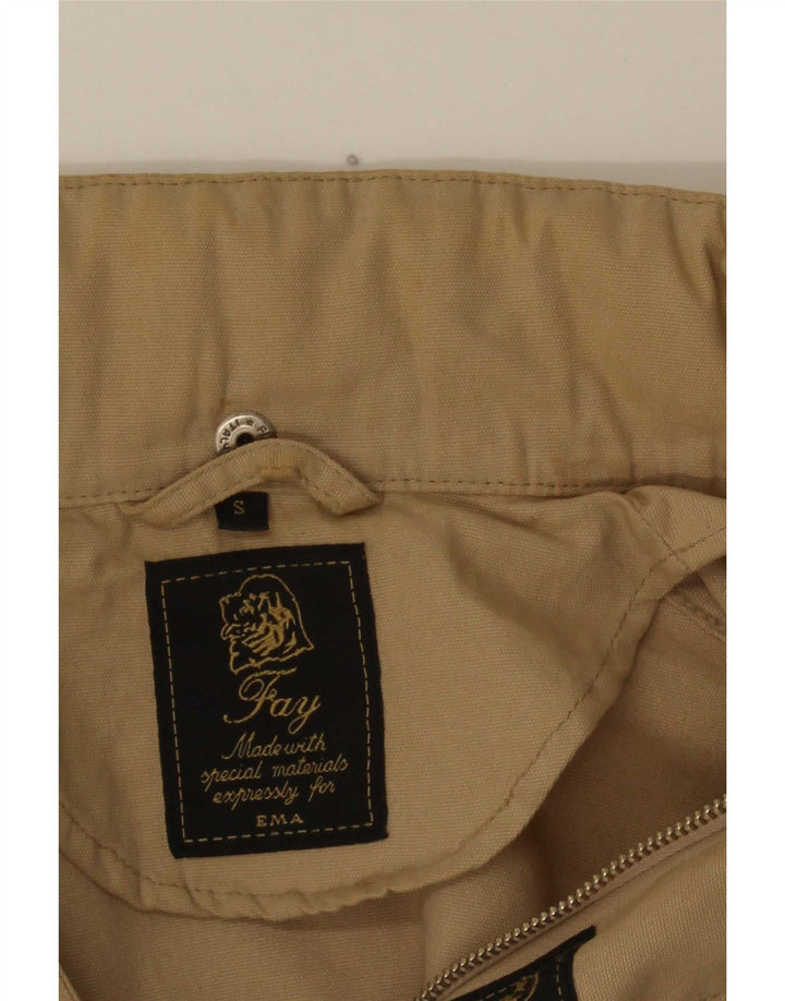 Fay Chaqueta utilitaria holgada para hombre UK 36 Small Beige