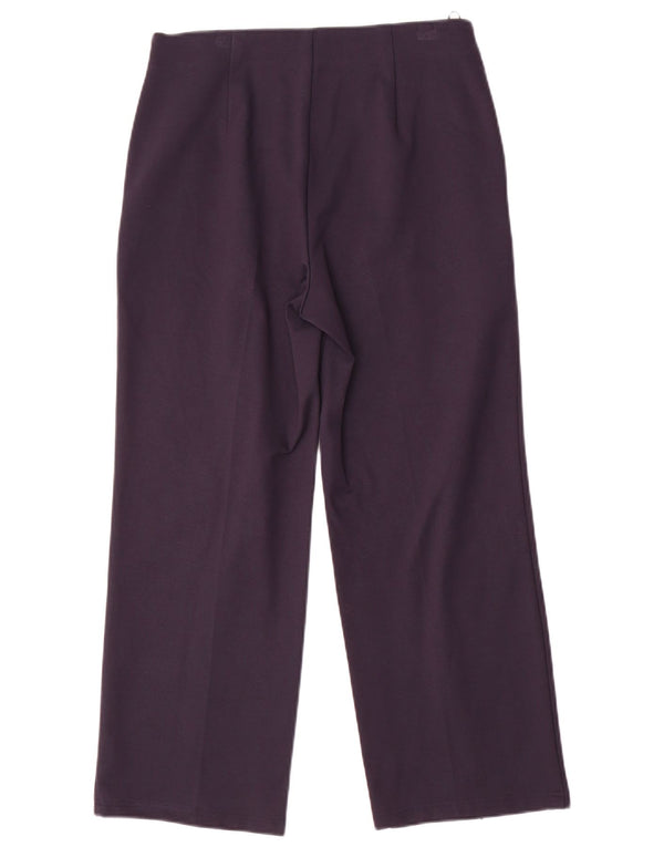 Marks & Spencer Pantalones Casuales para Mujer UK 10 Small W28 L26 Azul Marino