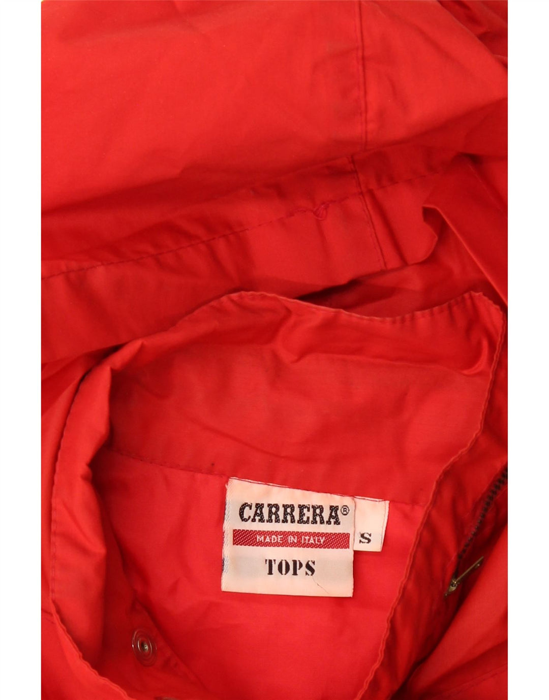 CARRERA Chaqueta bomber con capucha para hombre UK 36 Small Red