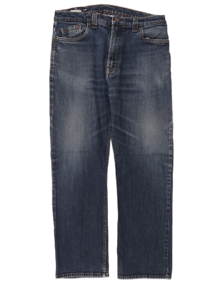 Marks & Spencer Vaqueros rectos azules Harbor para hombre W36 L29 Algodón azul