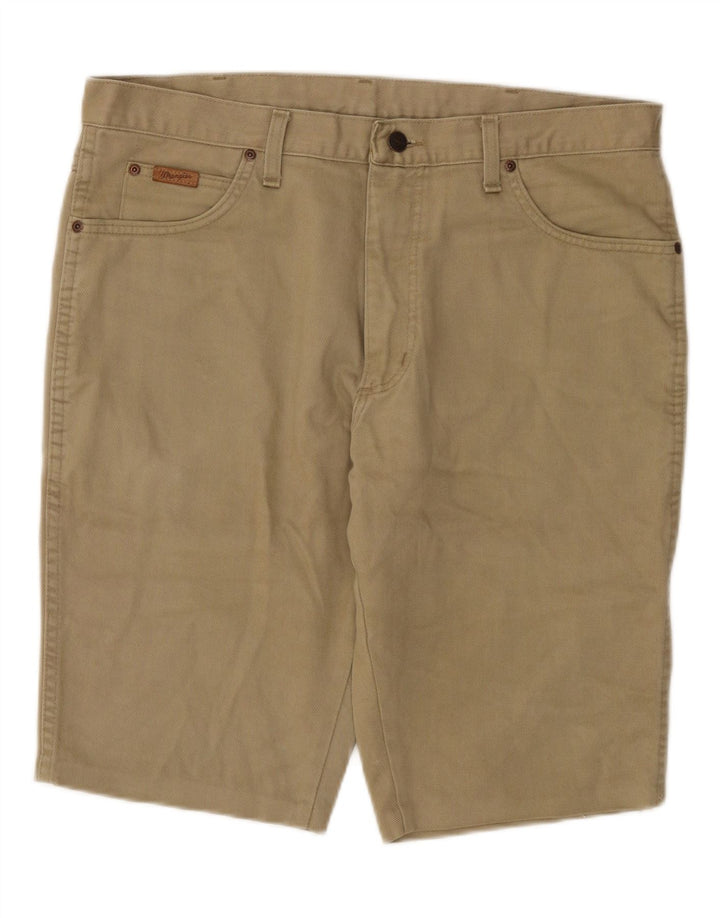 Wrangler Pantalones cortos de mezclilla Texas para hombre W36 Algodón beige grande