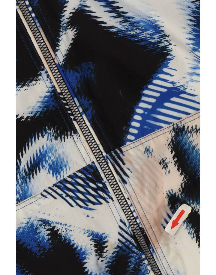Calvin Klein Chaqueta de Chándal con Estampado Abstracto para Mujer UK 10 Small Multi