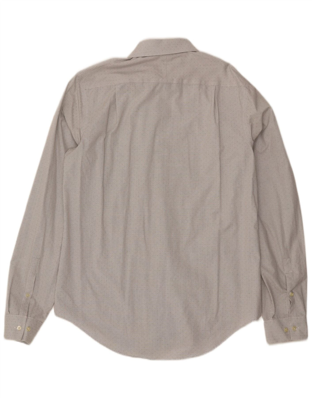 Calvin Klein Camisa Slim Fit para Hombre Talla 16 Grande Algodón a Cuadros Blanco Roto