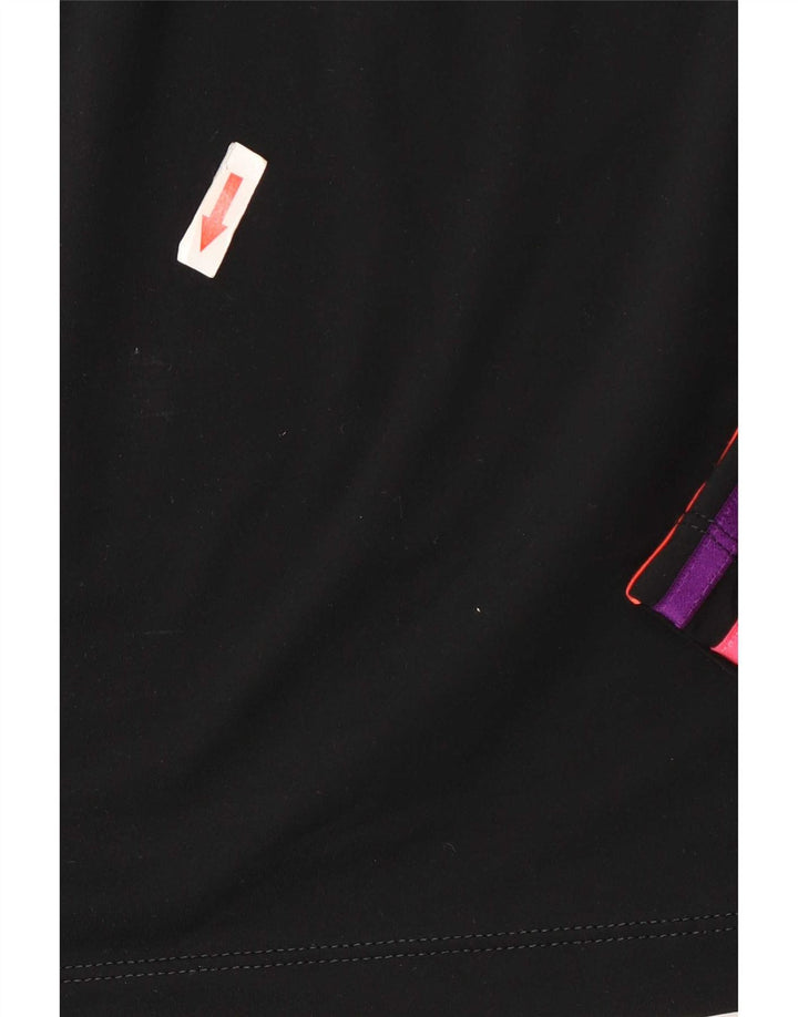 Adidas Mujer Climacool Camiseta Top UK 12/14 Mediano Negro Poliéster
