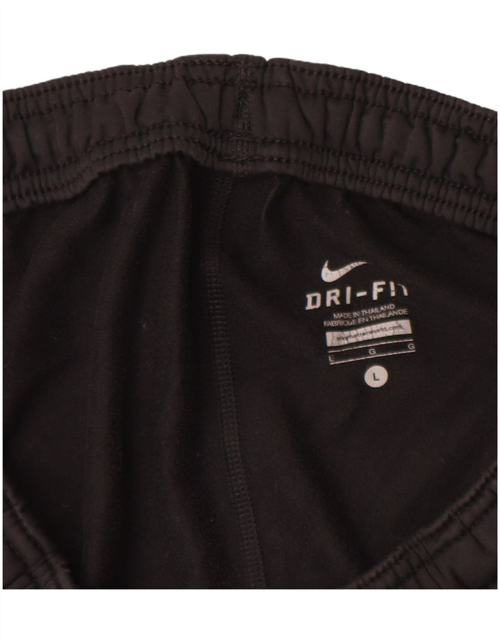 Nike Dri Fit - Pantalón de chándal para hombre, poliéster, color negro