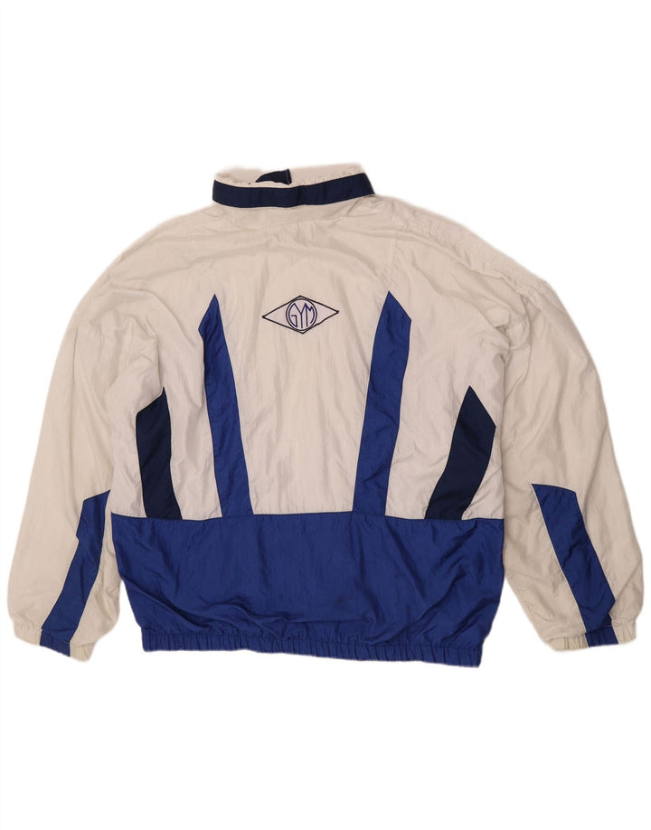 Active - Chaqueta de chándal holgada para hombre, talla grande, color blanco