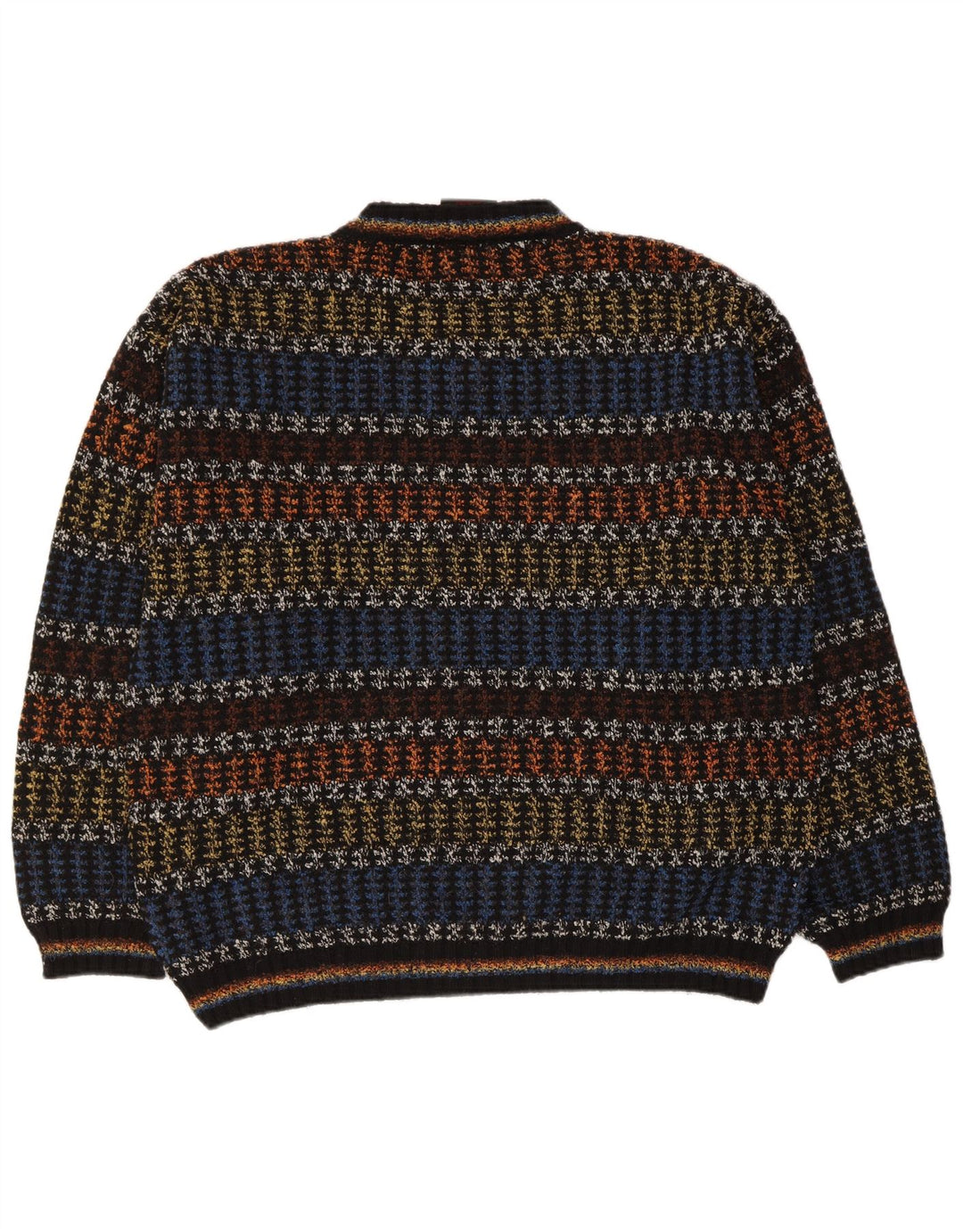 Oxymel Jersey Con Cuello En V Para Hombre De Lana A Rayas Mediana Multicolor