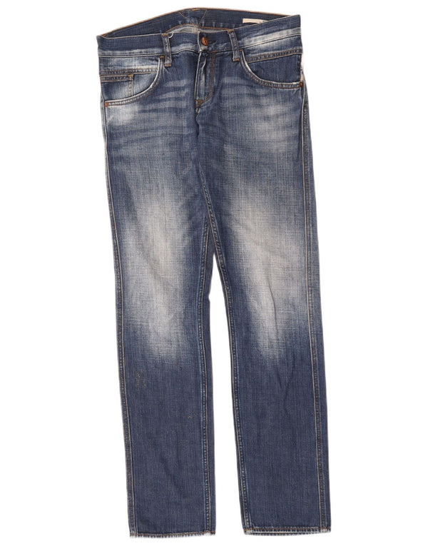 Meltin' Pot Vaqueros rectos con corte boyfriend para hombre W32 L31 Algodón azul