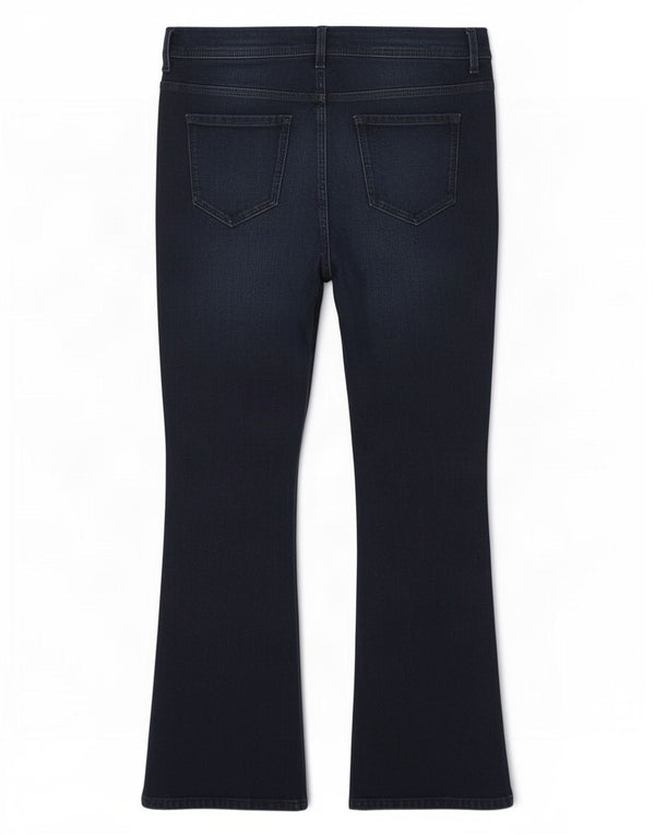 Marks & Spencer Vaqueros acampanados ajustados para hombre UK 40 Large W34 L30 Azul marino Algodón