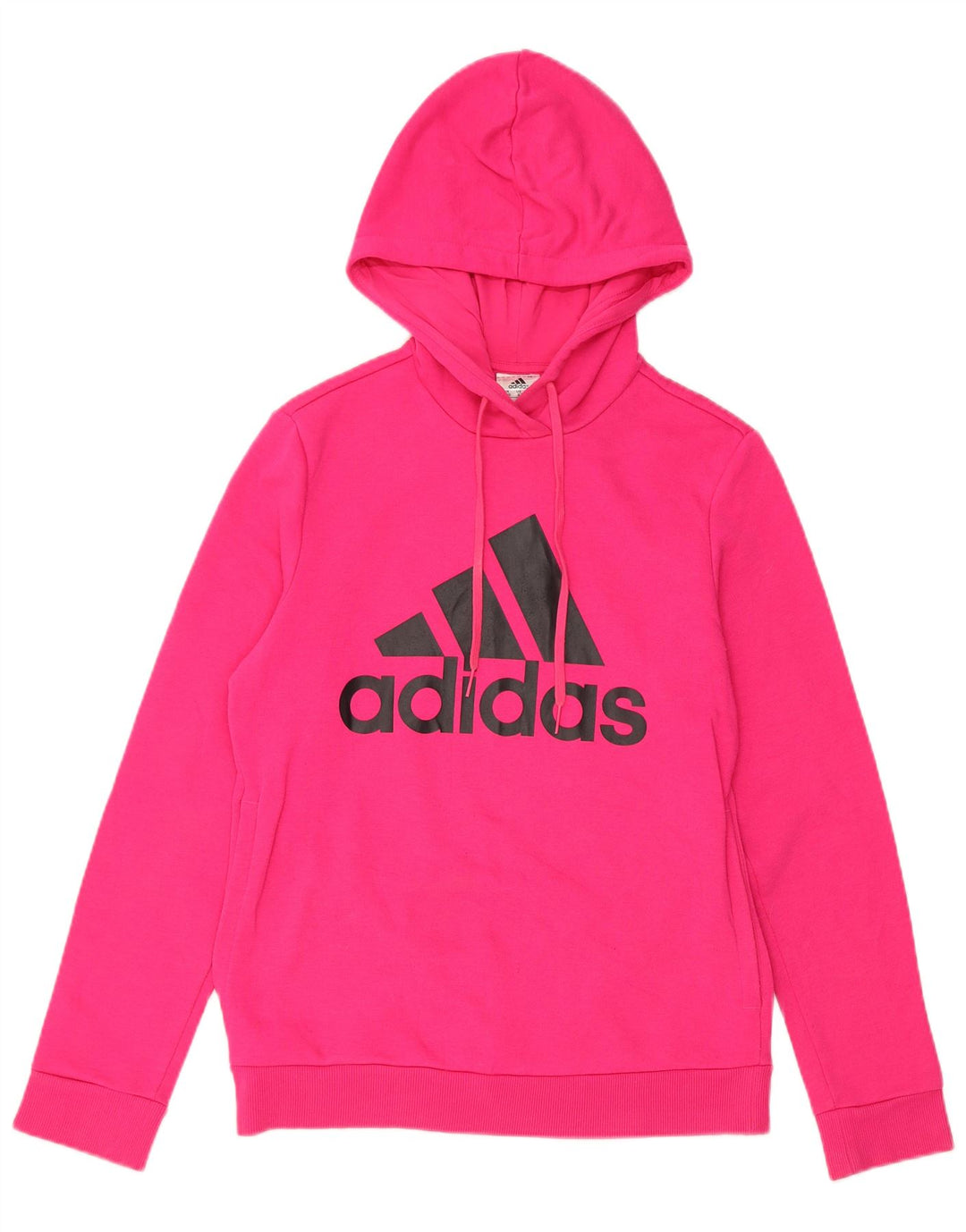ADIDAS Sudadera con capucha gráfica para mujer UK 8/10 Small Pink Cotton